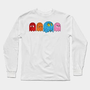 Pac Disguised game 90s Long Sleeve T-Shirt